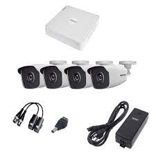 KIT DVR EPCOM B8-KIT-MIC HD 1080p Lite / DVR 4 canales / Audio por Coaxitron / 4 Cámaras Bala de Metal con Micrófono Integrado